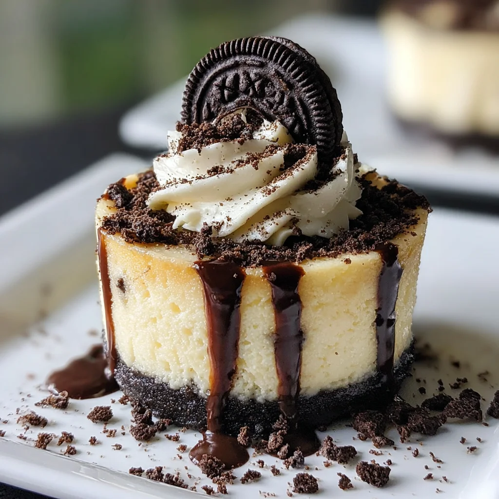 Oreo Overload Cheesecake- Mini Dessert Delight