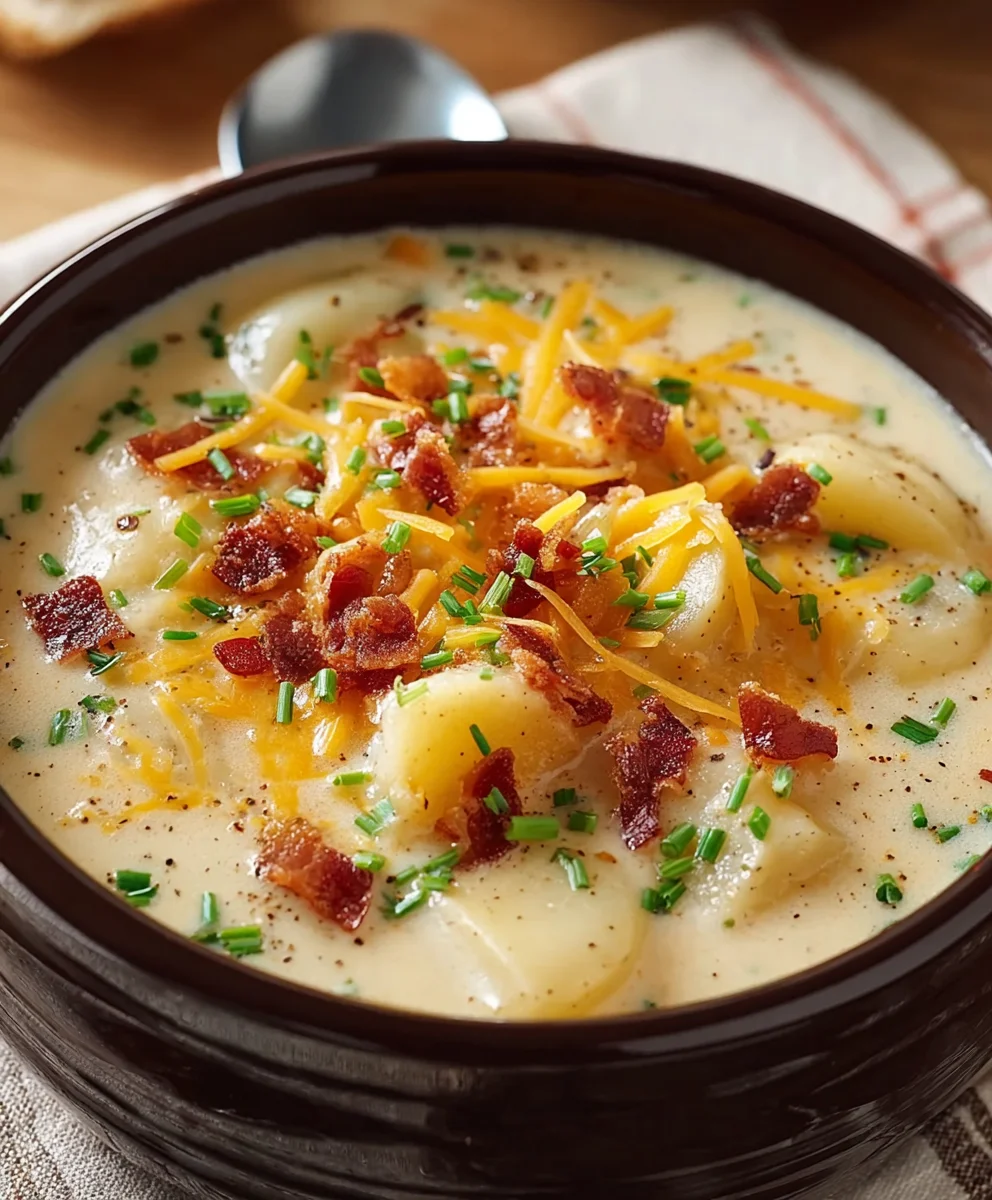 Slow Cooker Beef Potato Soup - Easy Comfort Food