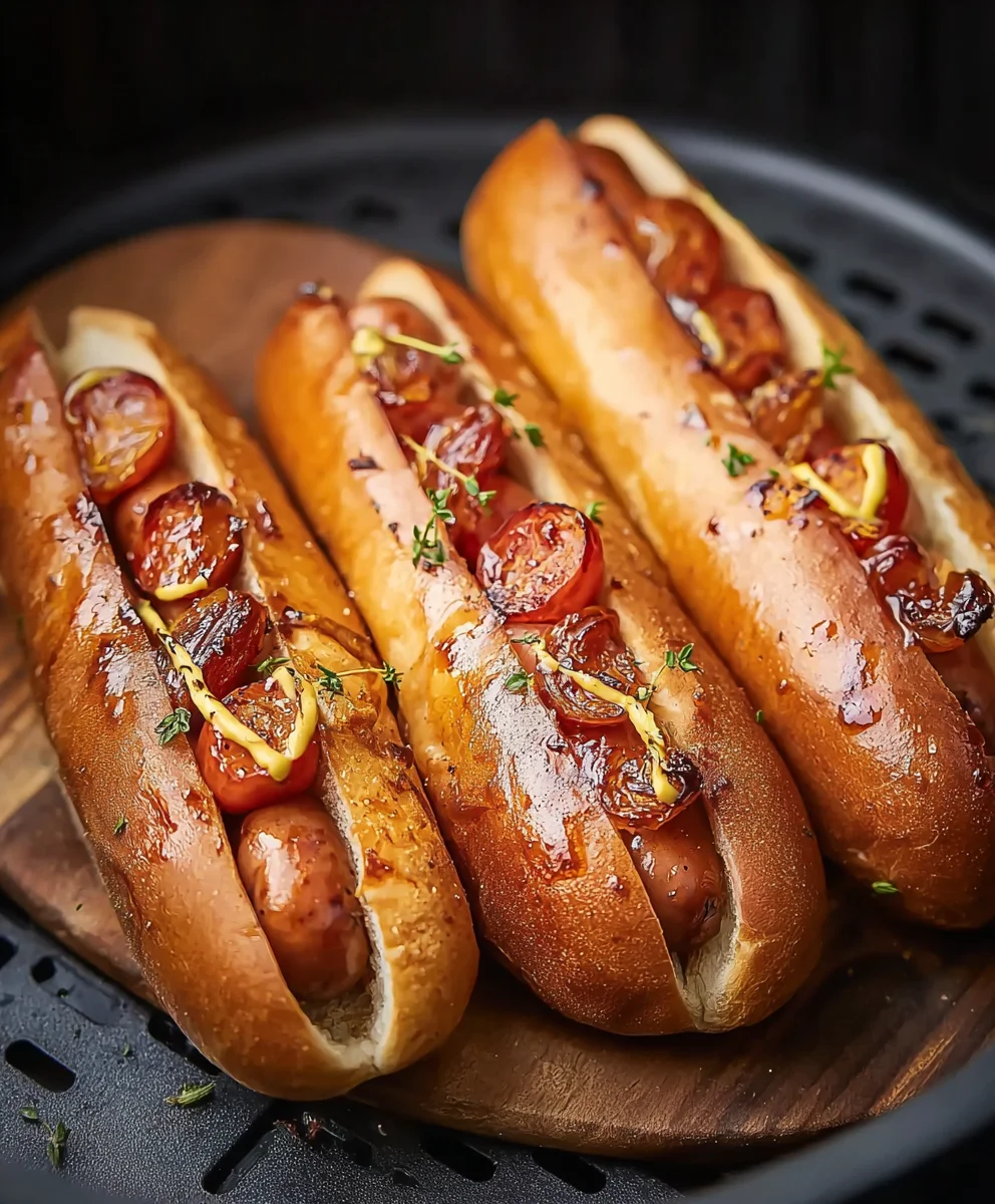 Beef Hot Dogs in the Air Fryer- Quick & Easy