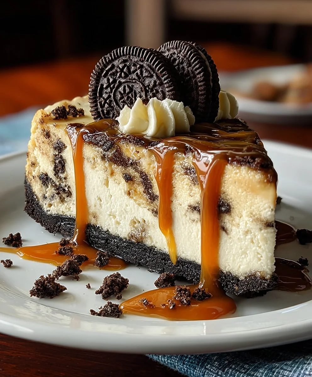 Oreo Caramel Cheesecake Recipe - Delicious No-Bake Treat