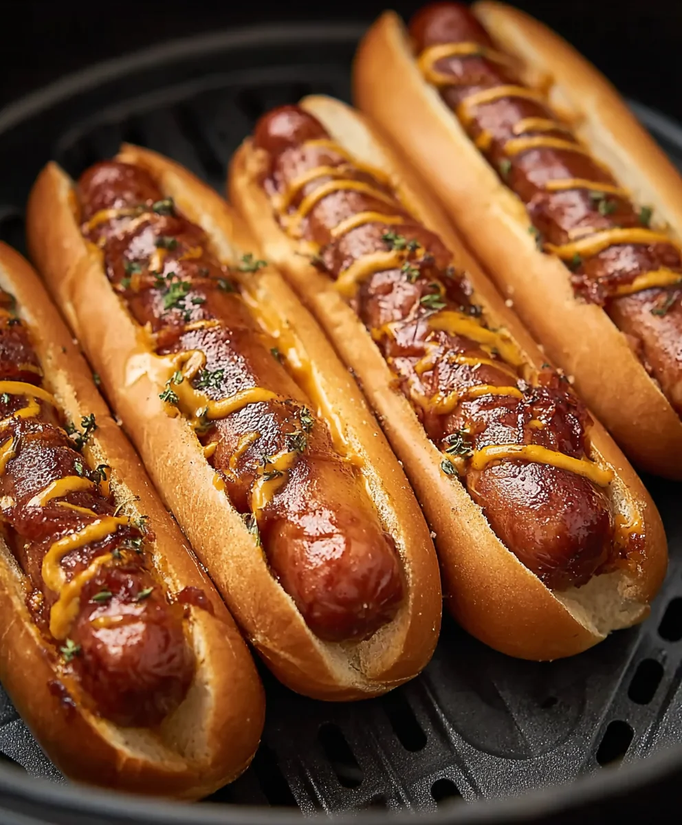 Beef Hot Dogs in the Air Fryer- Quick & Easy