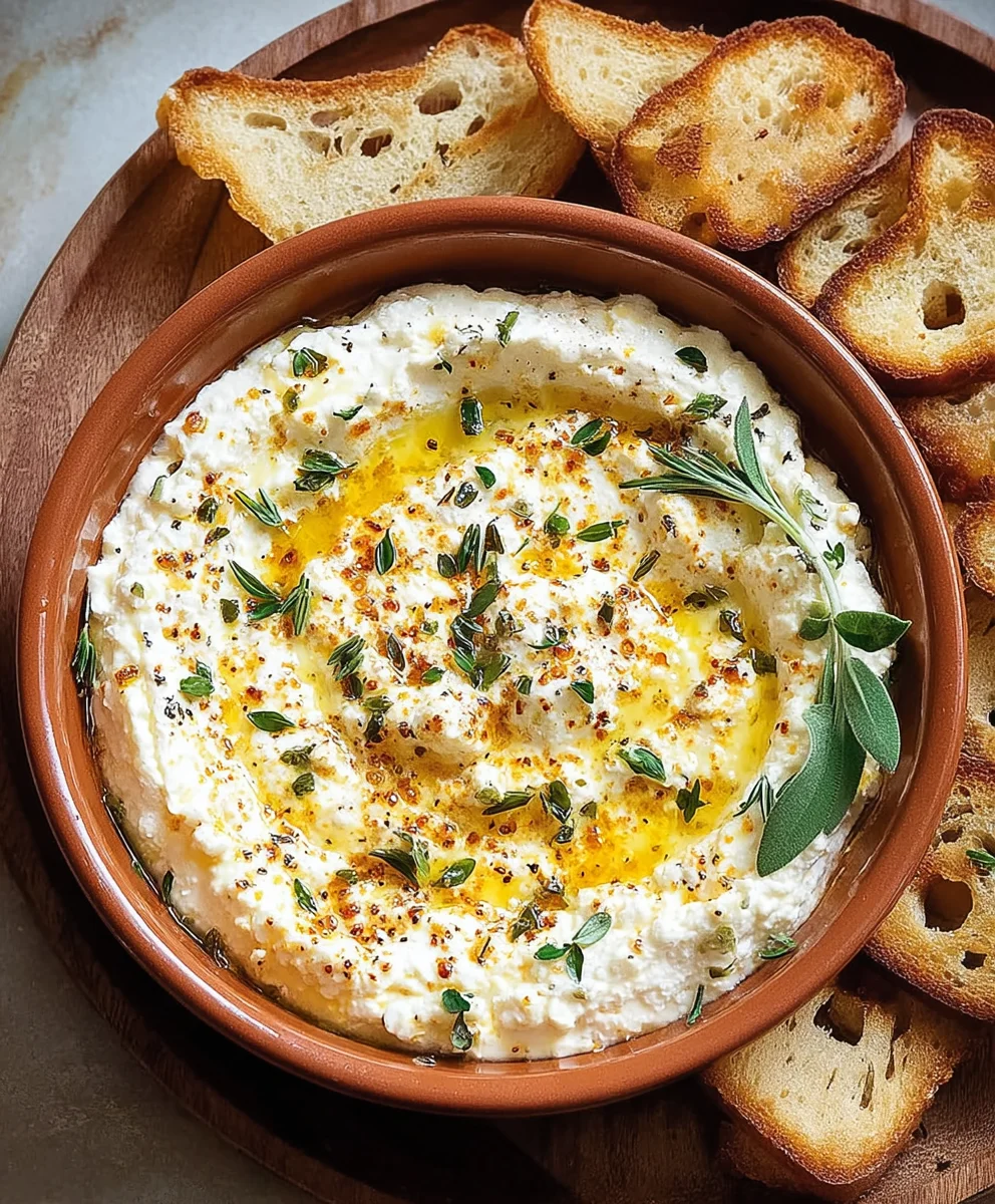 Hot Honey Feta Dip-Sweet Spicy Crowd-Pleaser