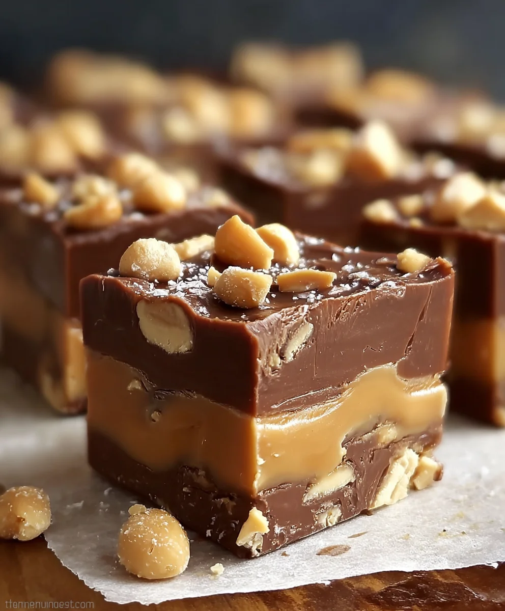 Easy Snickers Fudge Recipe-Decadent Chocolate Treat