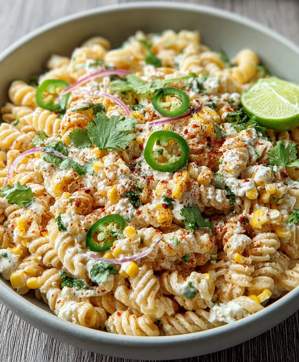 Mexican Street Corn Pasta Salad - Easy & Flavorful