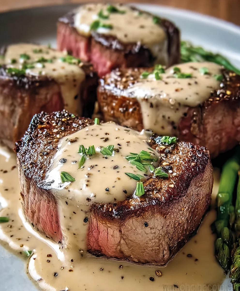 Peppercorn Beef Steak Creamy Sauce Recipe