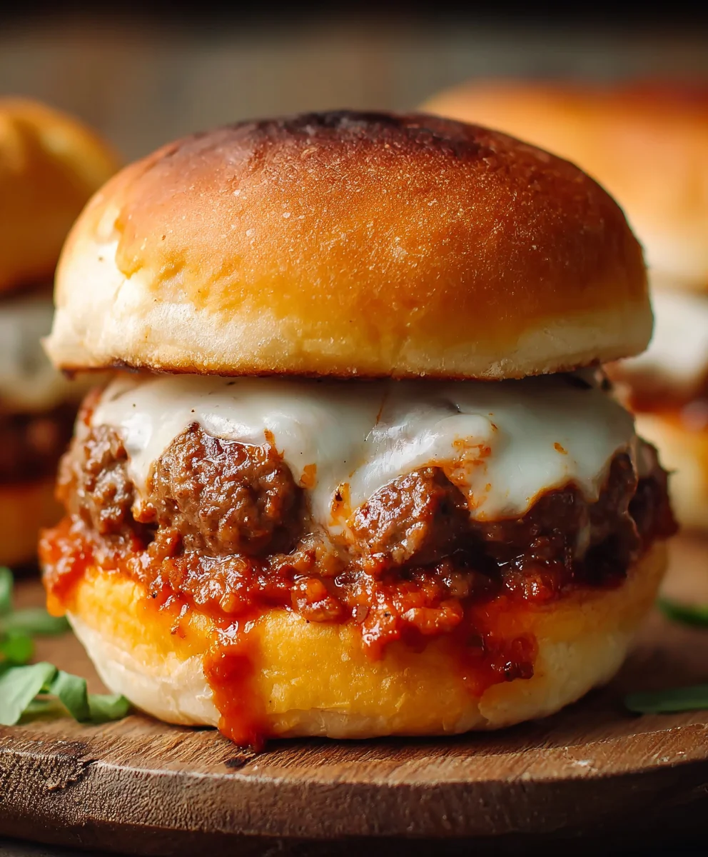 Old School Pizza Burgers- Easy Beef & Cheese Recipe