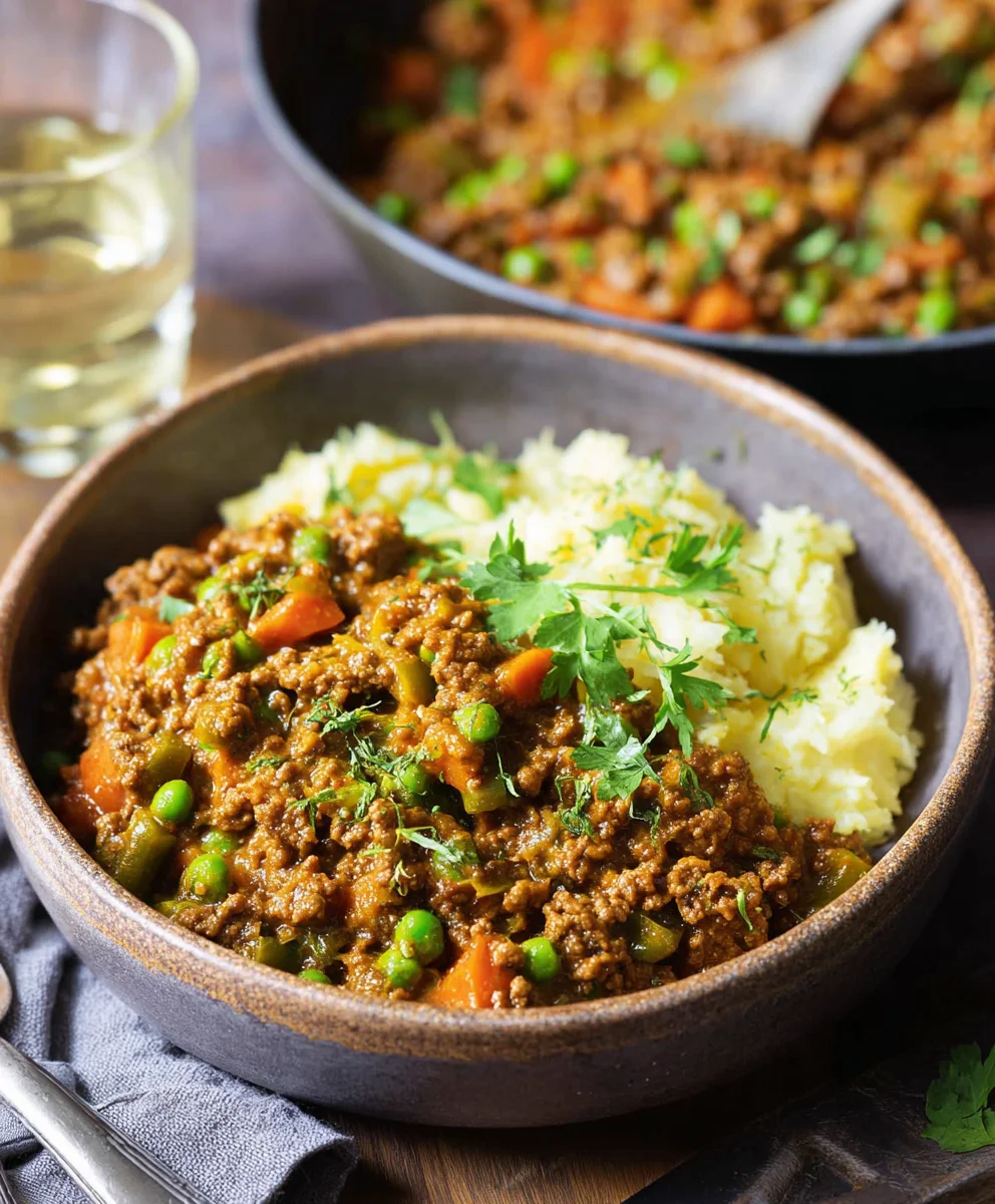Spicy Savoury Beef Mince Curry-Quick Delicious Meal