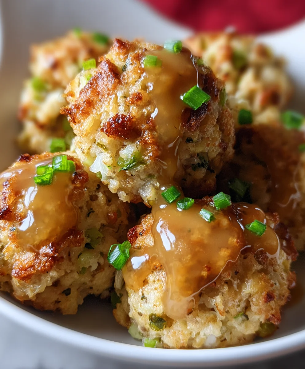 Savory Stuffing Balls-Flavorful Holiday Side Dish