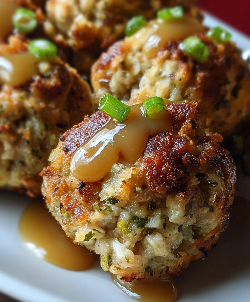 Savory Stuffing Balls-Flavorful Holiday Side Dish
