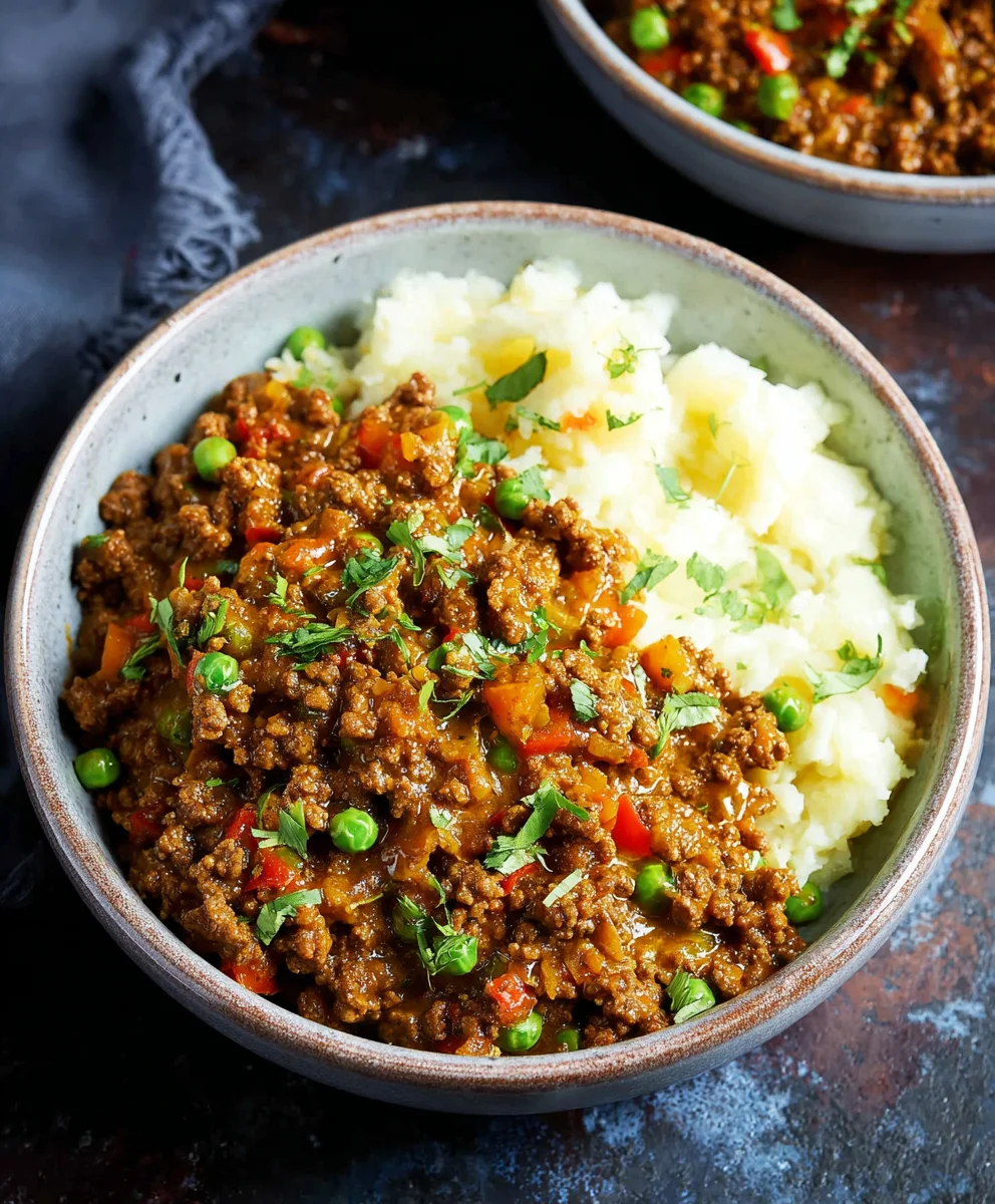 Spicy Savoury Beef Mince Curry-Quick Delicious Meal