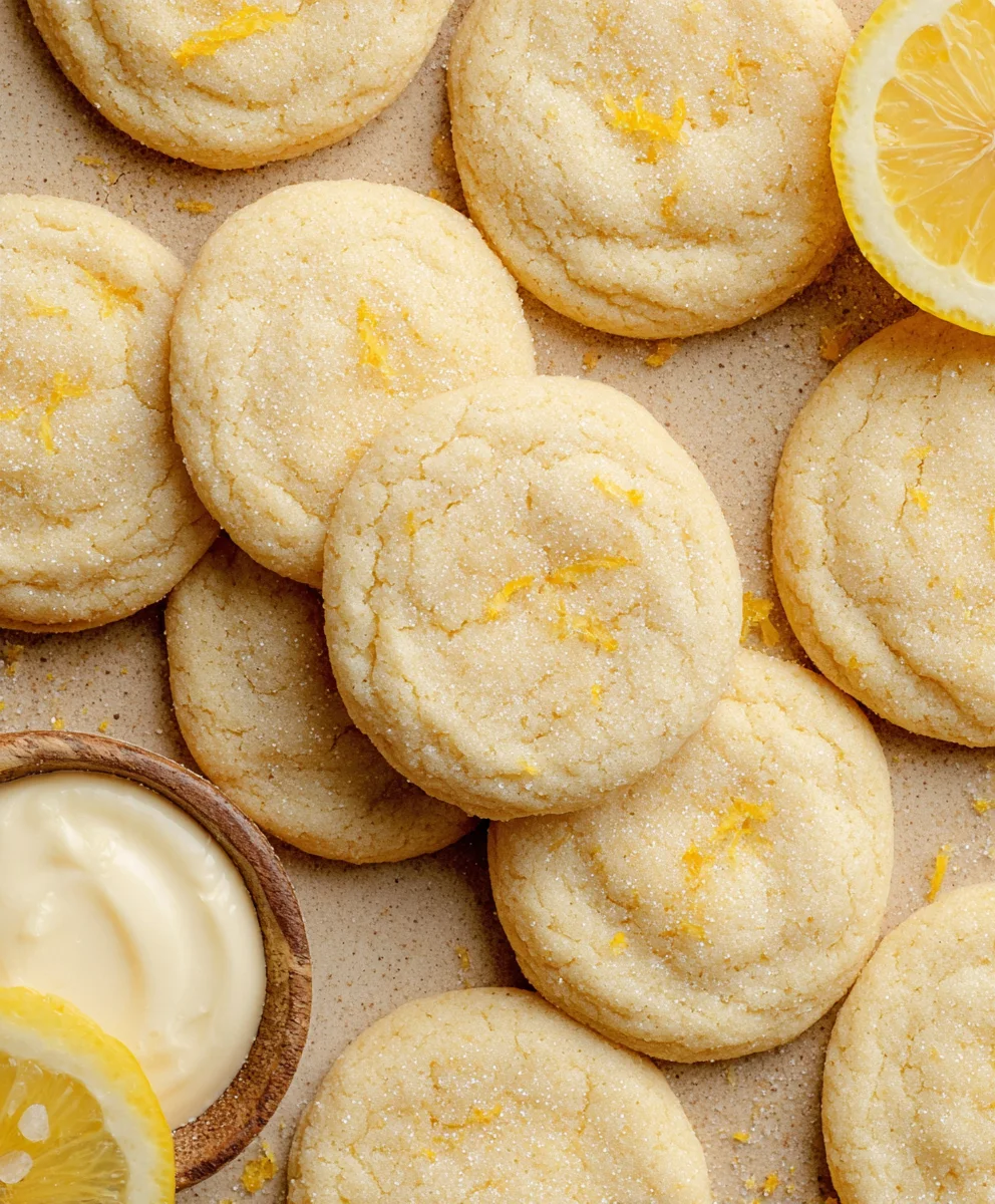 Soft Chewy Lemon Cookies Recipe - Zesty & Delicious