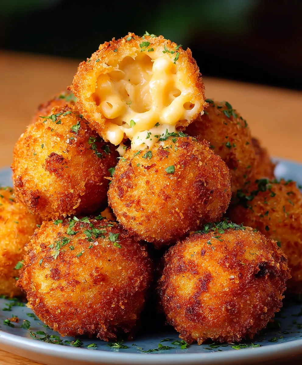 Crispy Fried Mac and Cheese Balls Recipe