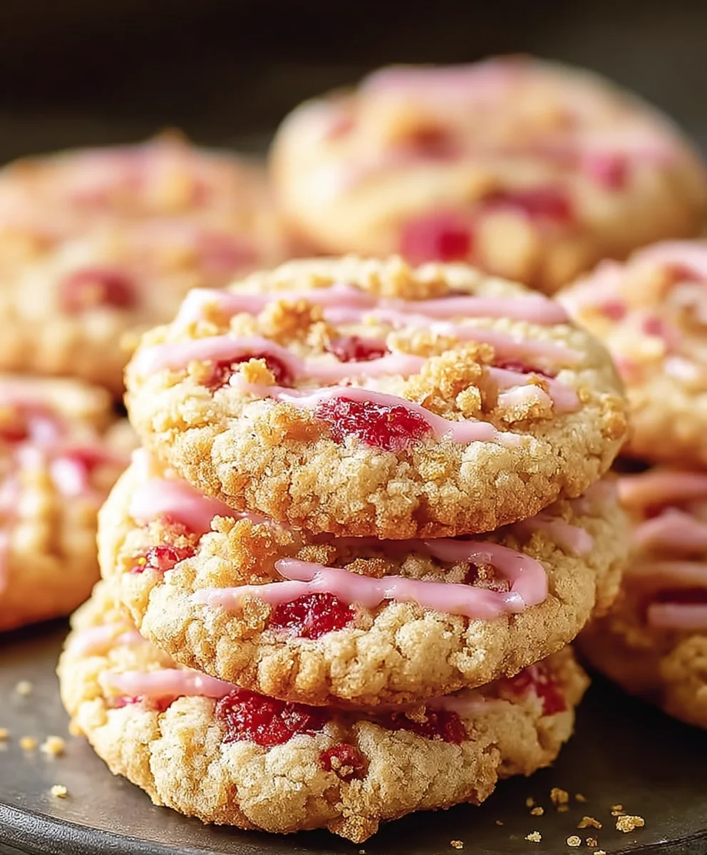 Strawberry Crunch Cookies- Best Easy Recipe
