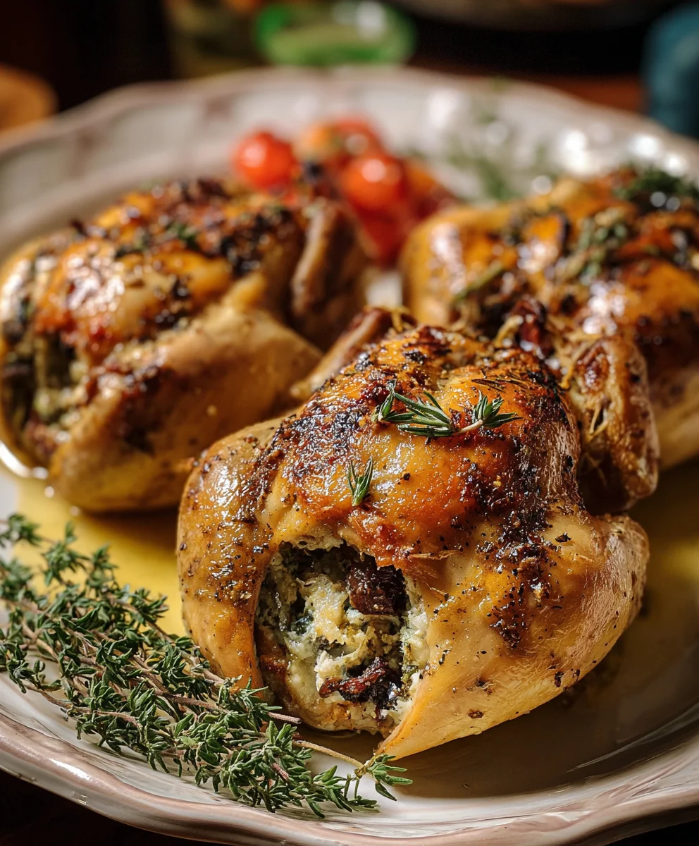 Juicy Stuffed Cornish Game Hens Recipe-Easy Dinner