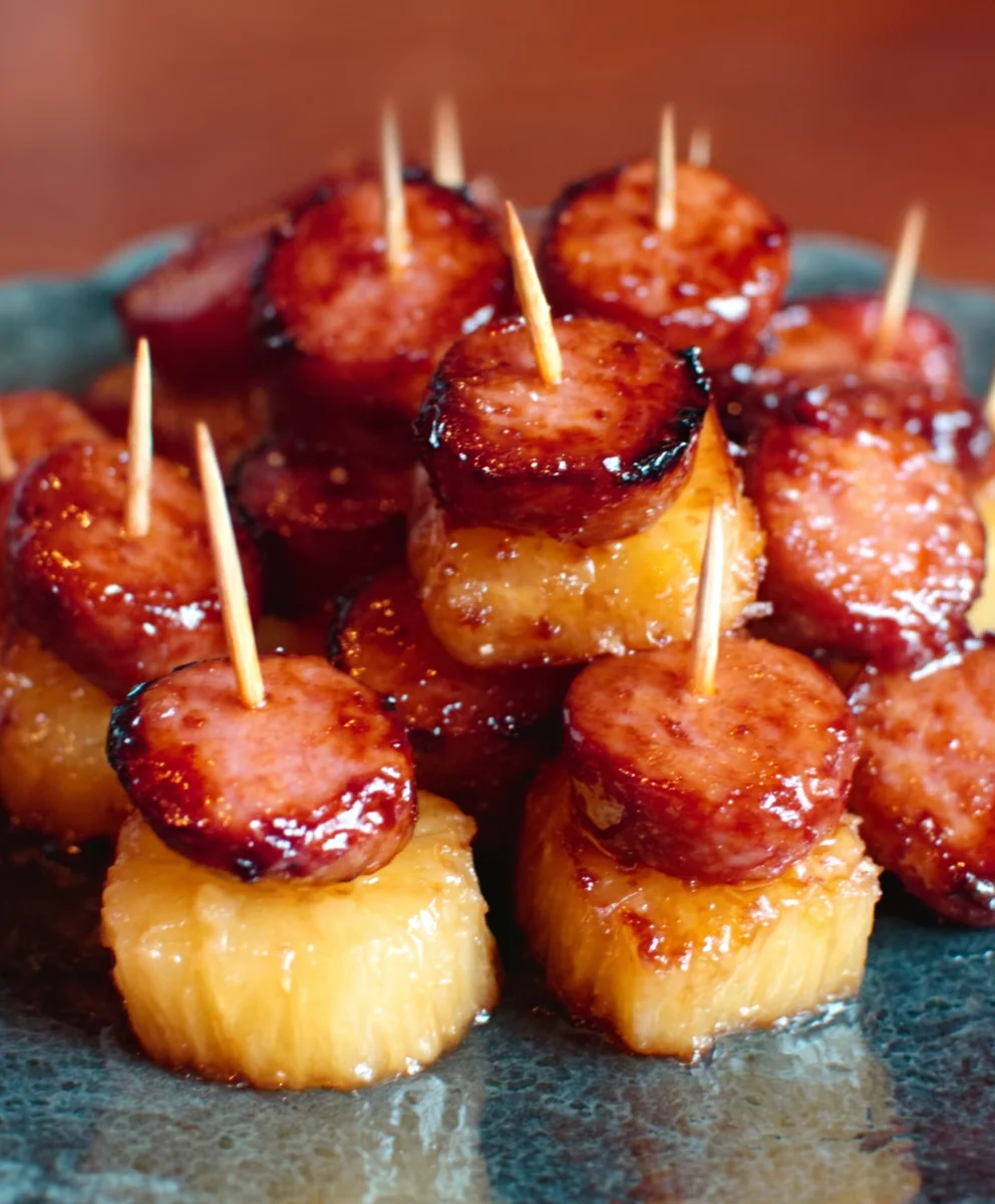 Easy Beef Kielbasa Pineapple Bites Recipe
