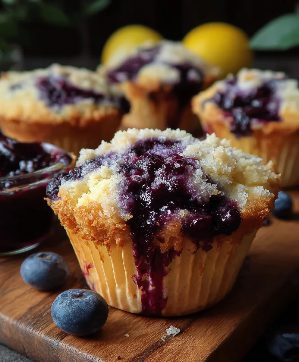 Blueberry Jam Muffins - Easy & Delicious Homemade Recipe