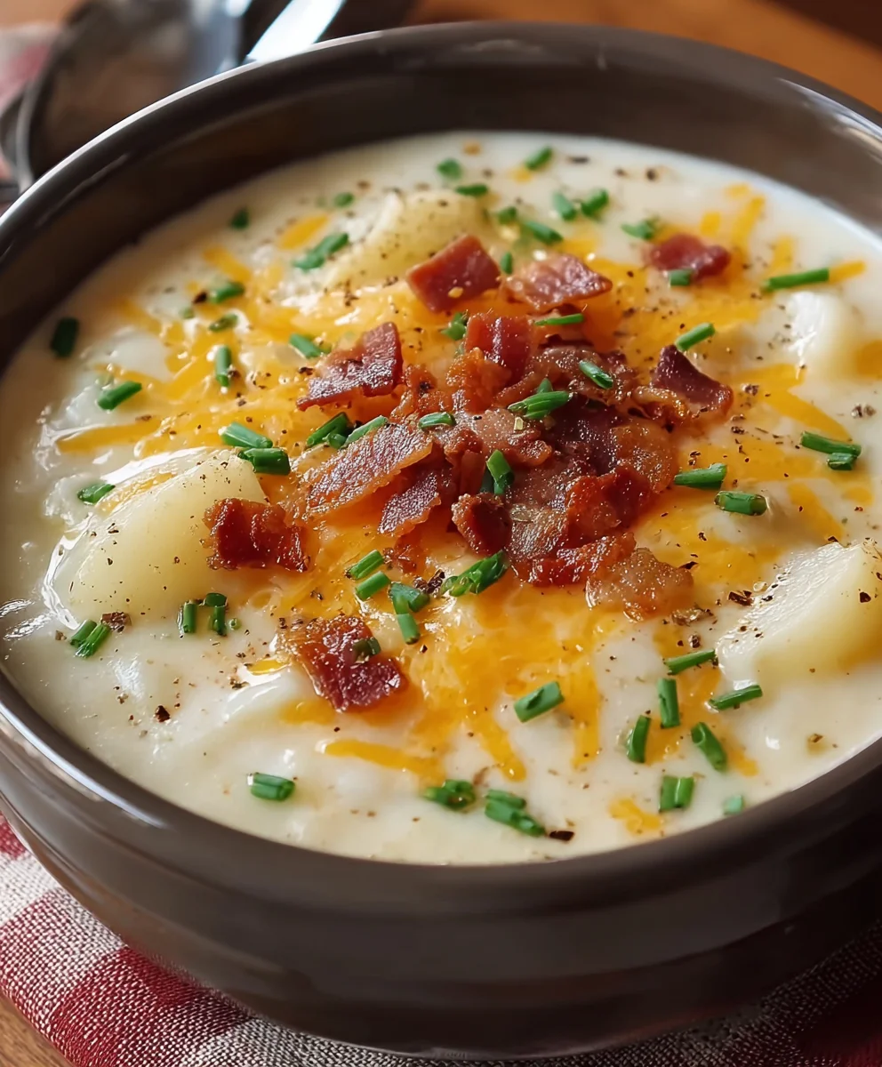 Slow Cooker Beef Potato Soup - Easy Comfort Food