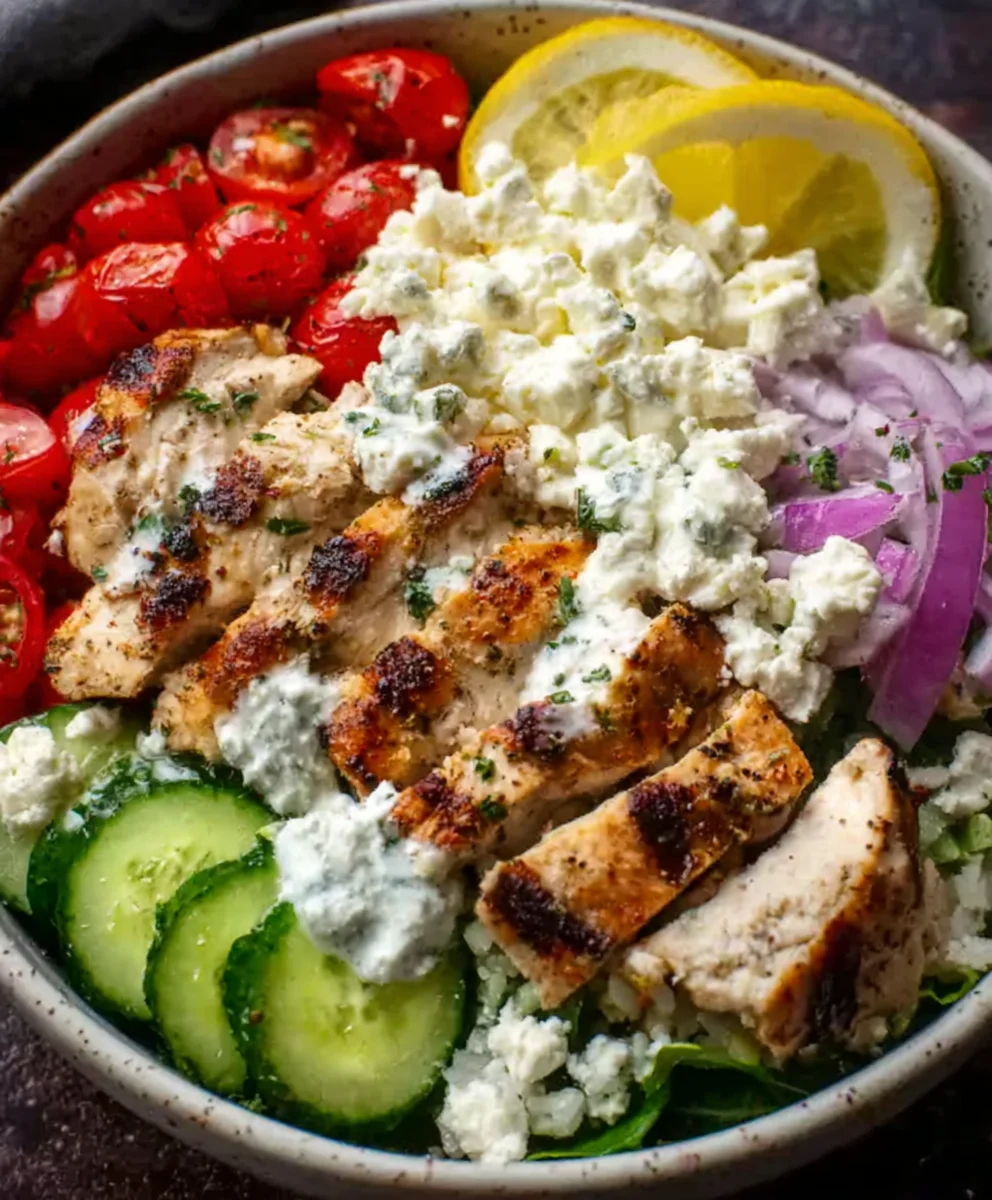 Easy Greek Chicken Bowls - Flavorful & Quick Meal