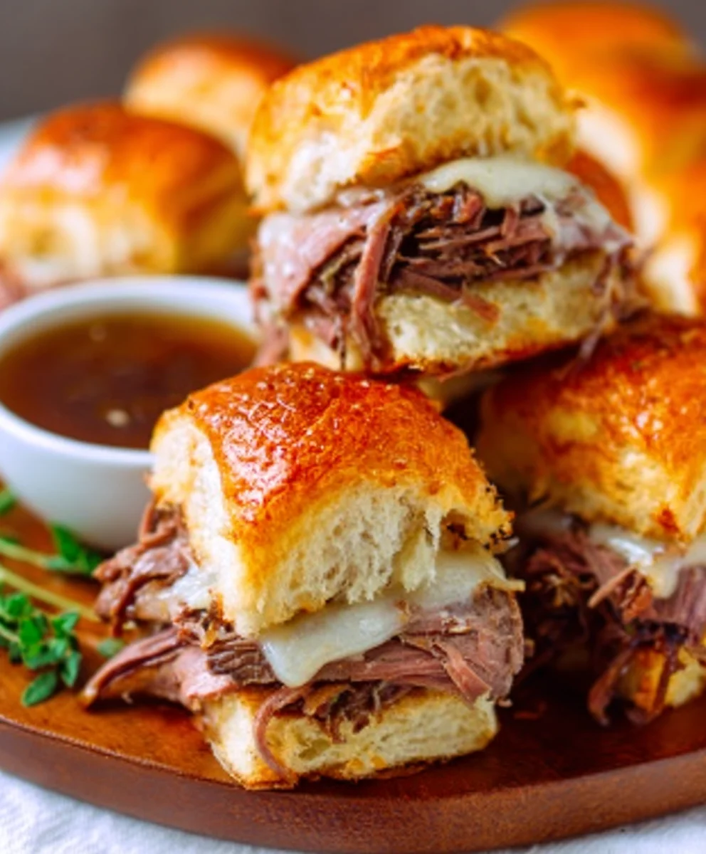 Easy French Dip Sliders - Delicious Beef Appetizer