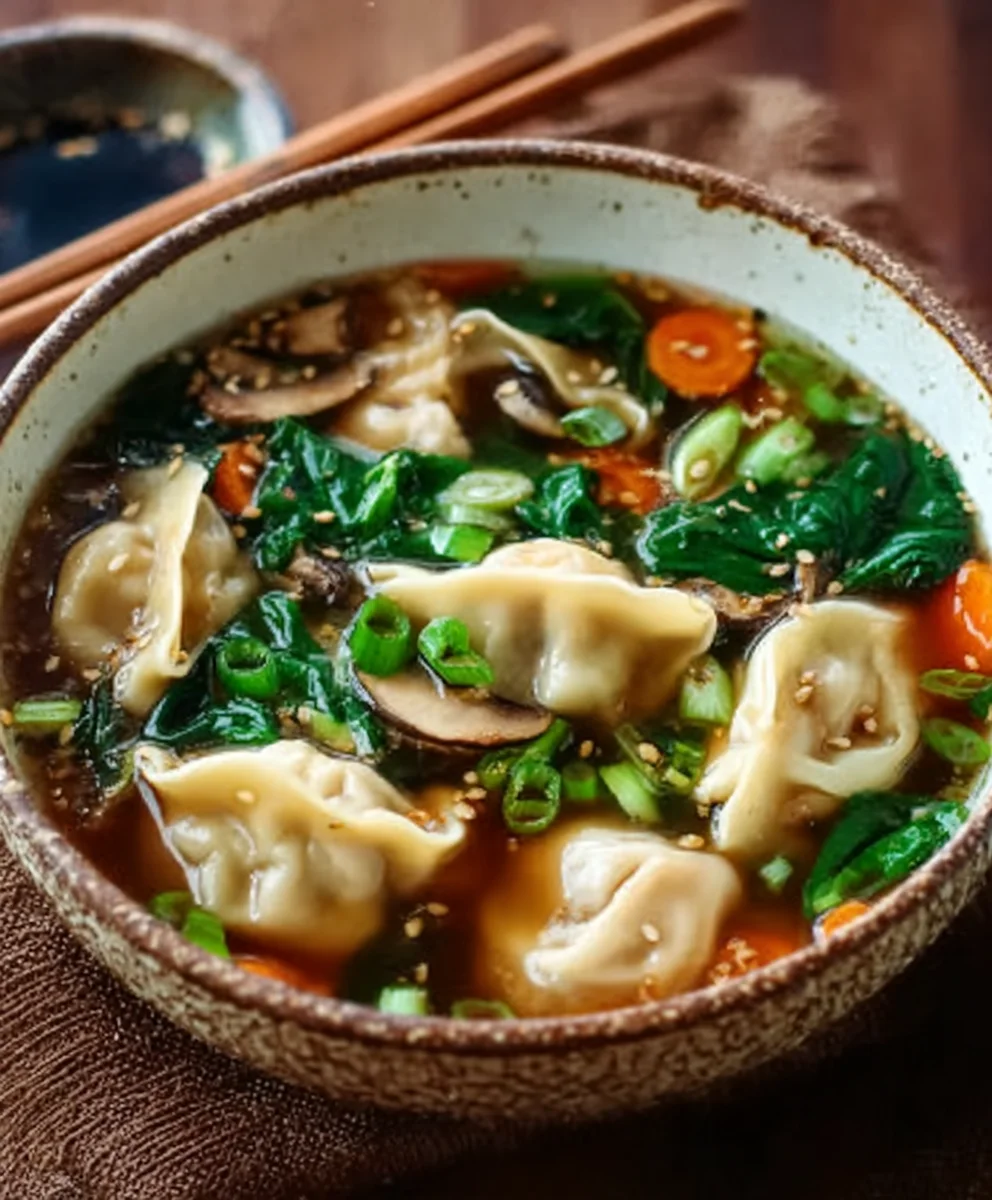 Beef Potsticker Soup-Comforting & Delicious Recipe