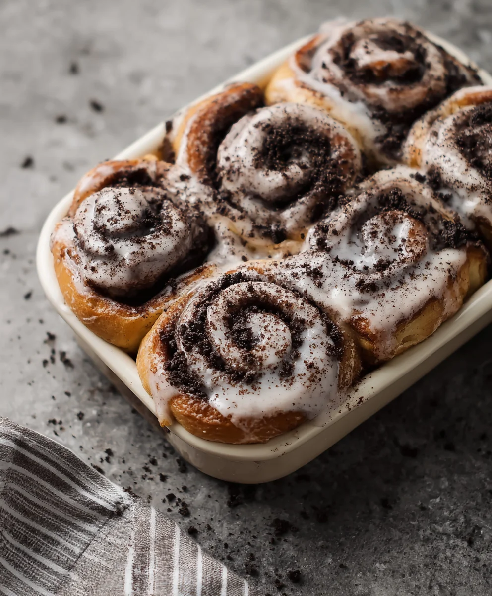Oreo Cinnamon Rolls-Decadent Chocolate Treat