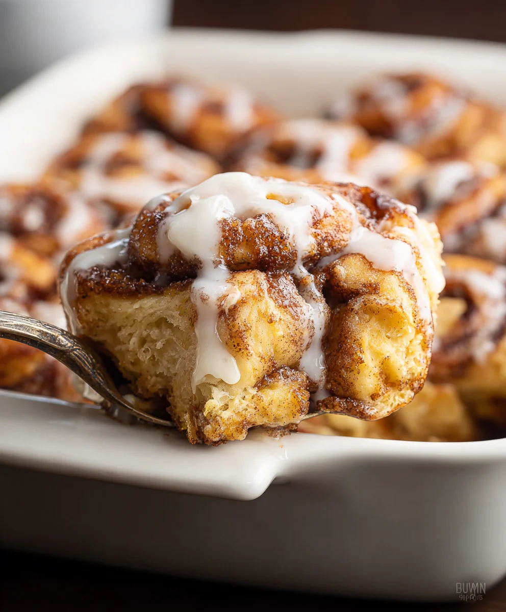 Easy Cinnamon Roll Casserole