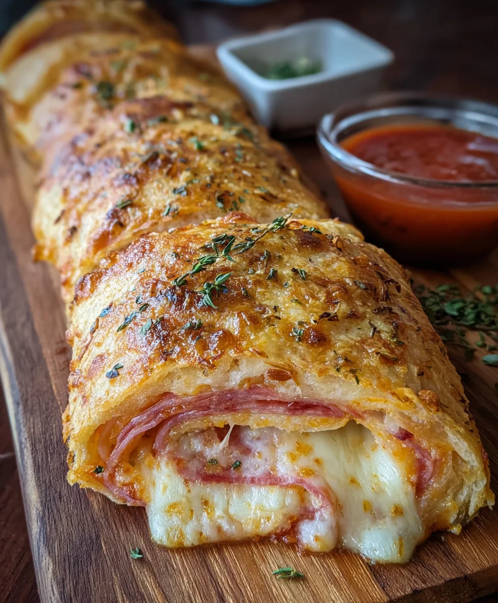 Easy Homemade Beef Stromboli Recipe - Delicious Dinner