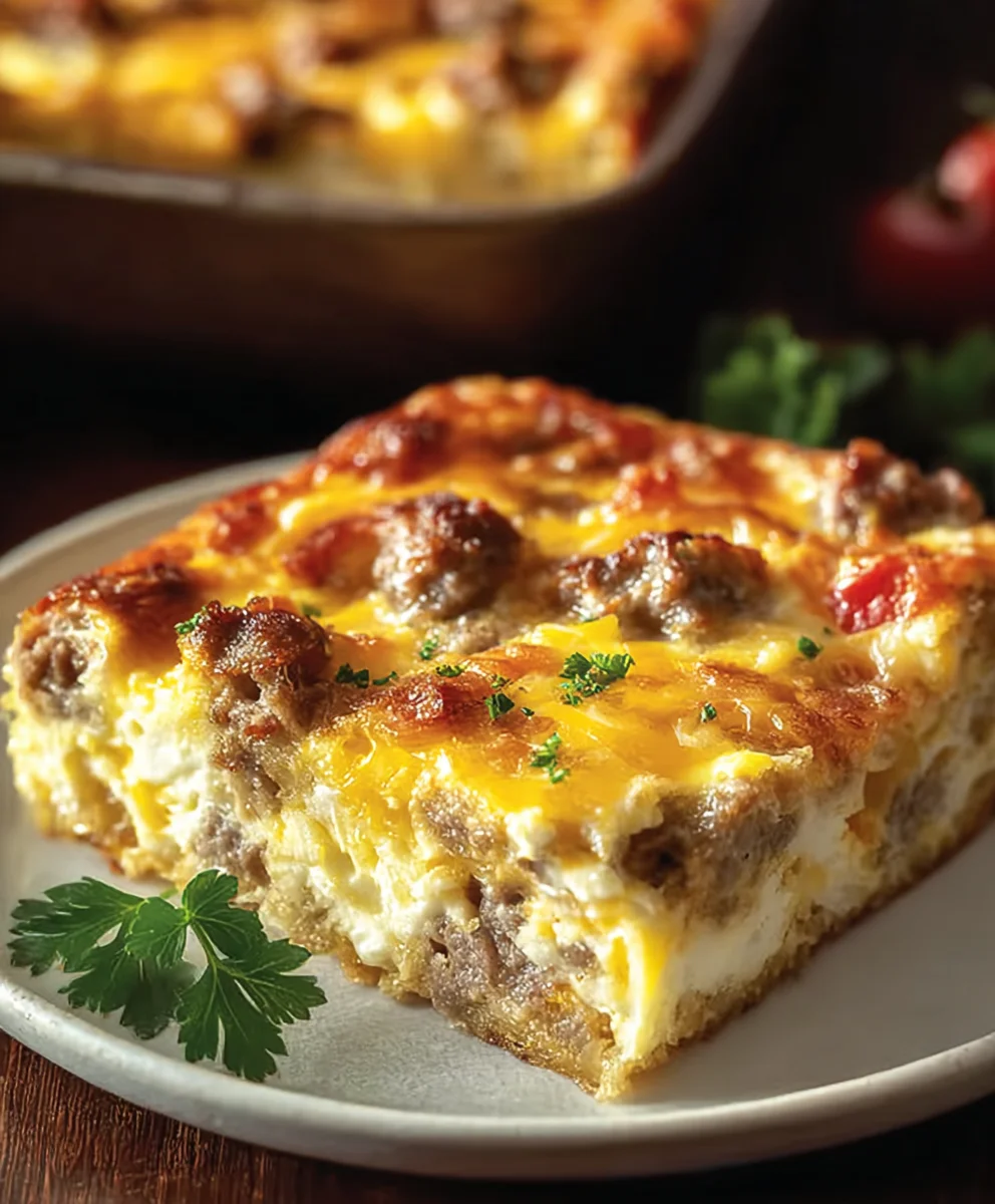 Easy Beef and Egg Casserole Recipe