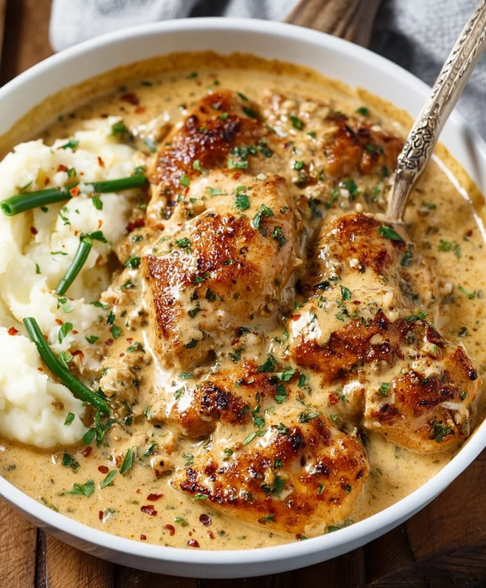 Creamy Garlic Chicken Recipe - Easy & Delicious