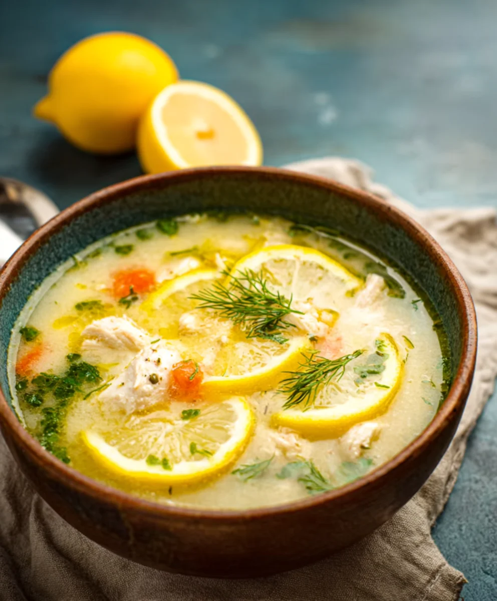 Greek Lemon Chicken Soup - Zesty Comfort Food