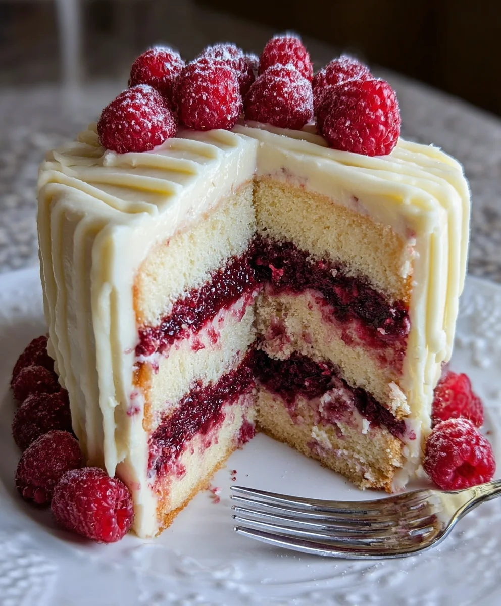 White Chocolate Raspberry Dream Cake-Non Non-Non-Alcoholic Alternativeic