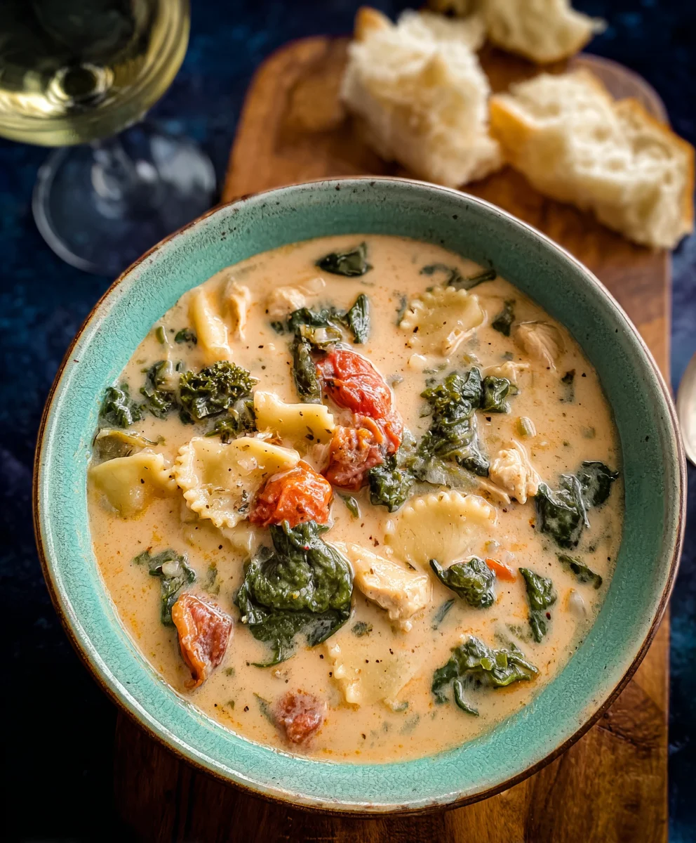 Creamy Tuscan Chicken Soup - The Best Recipe