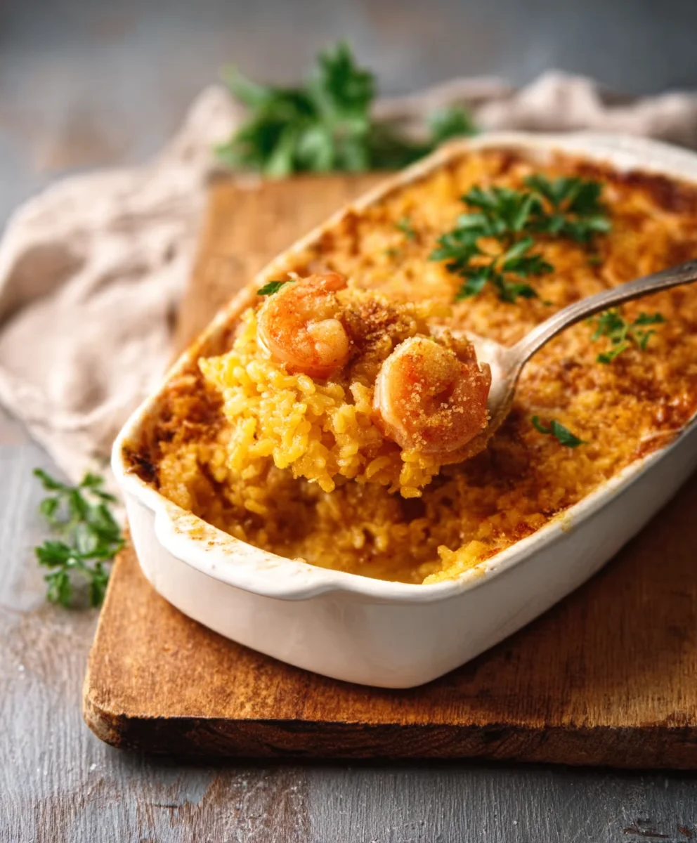 Easy Creamy Shrimp Casserole Recipe - Delicious Dinner