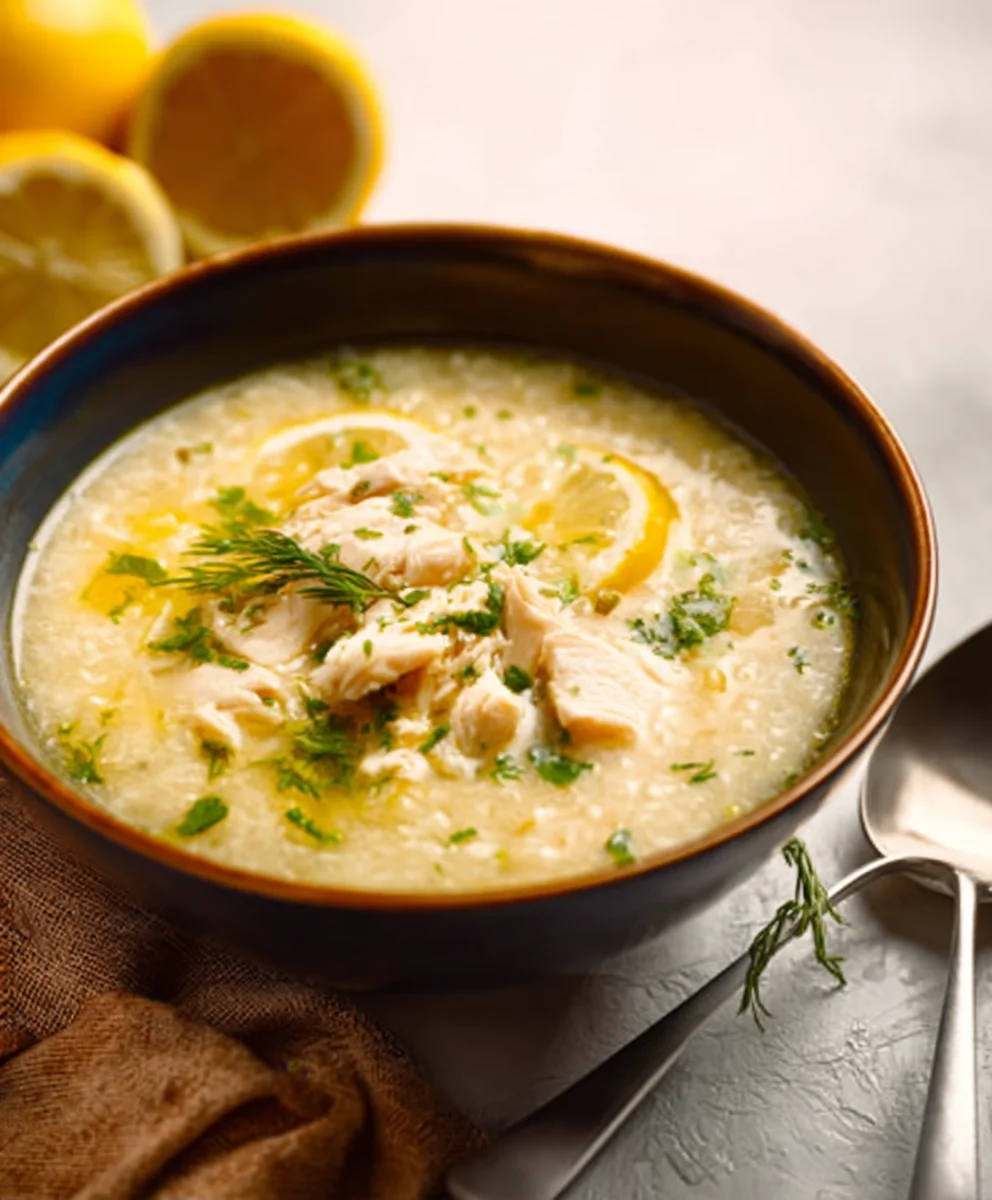 Greek Lemon Chicken Soup - Zesty Comfort Food
