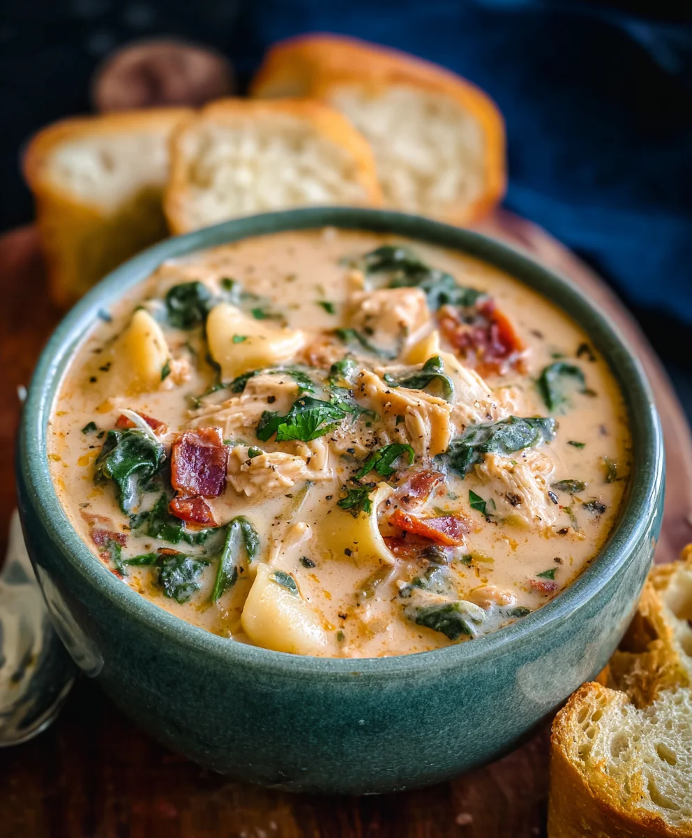 Creamy Tuscan Chicken Soup - The Best Recipe