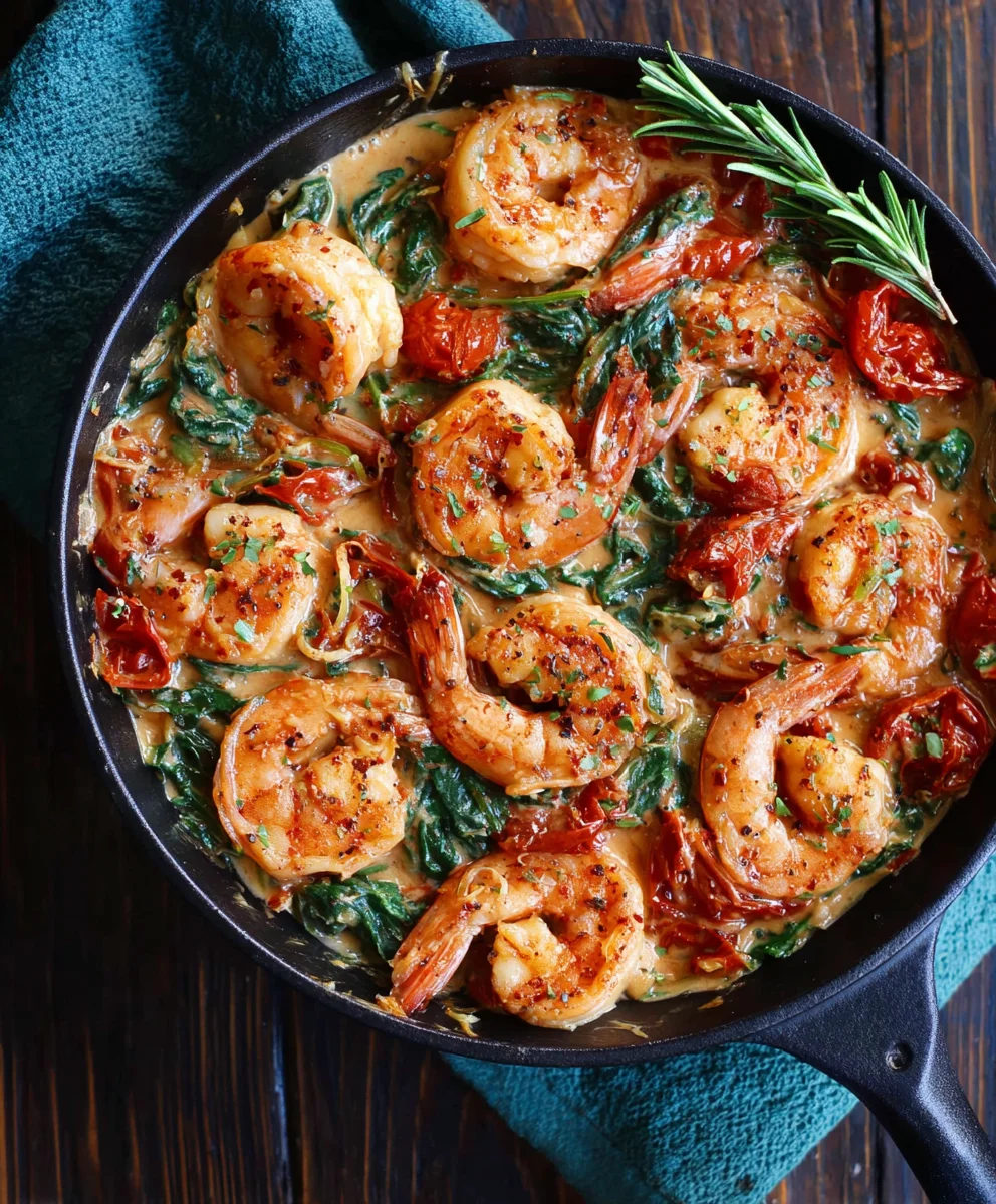 Tuscan Shrimp Dinner Easy One-Pan 30-Minute Meal