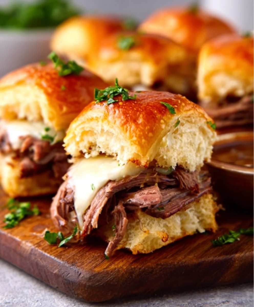 Easy French Dip Sliders - Delicious Beef Appetizer
