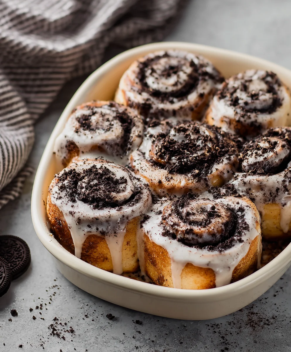 Oreo Cinnamon Rolls-Decadent Chocolate Treat
