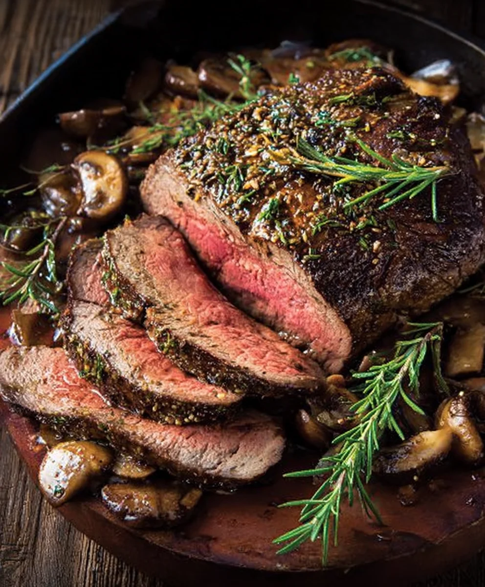 Rosemary Garlic Roast Beef - Easy Flavorful Dinner