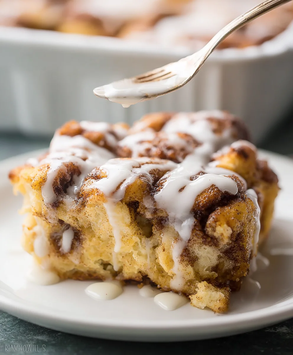 Easy Cinnamon Roll Casserole A Quick Treat