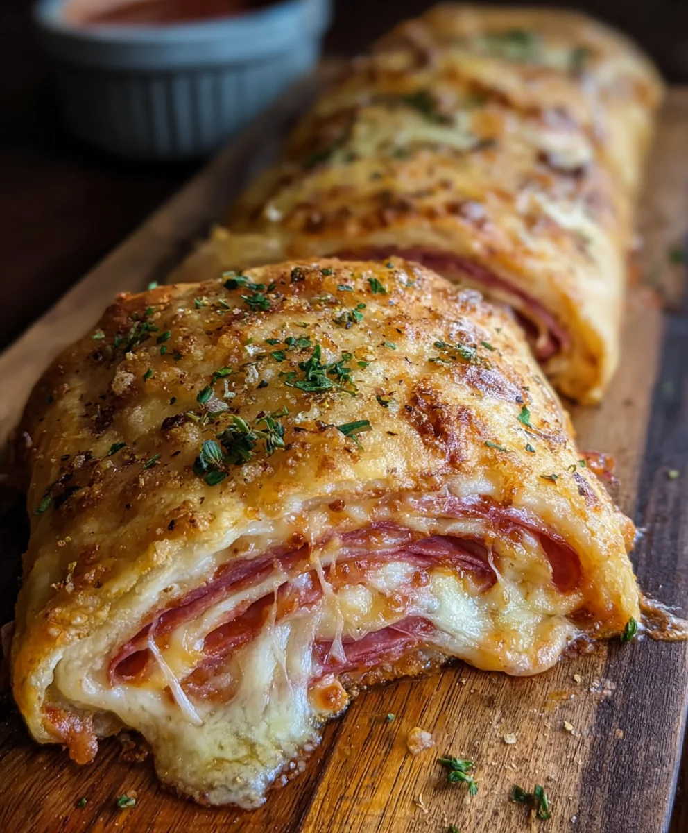 Easy Homemade Beef Stromboli Recipe - Delicious Dinner