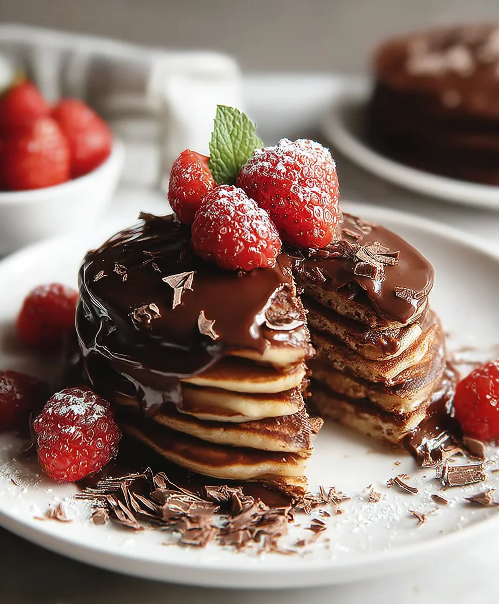 Decadent Nutella Pancakes- Quick & Easy Breakfast Treat
