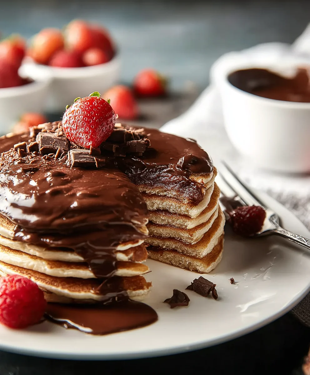 Decadent Nutella Pancakes- Quick & Easy Breakfast Treat