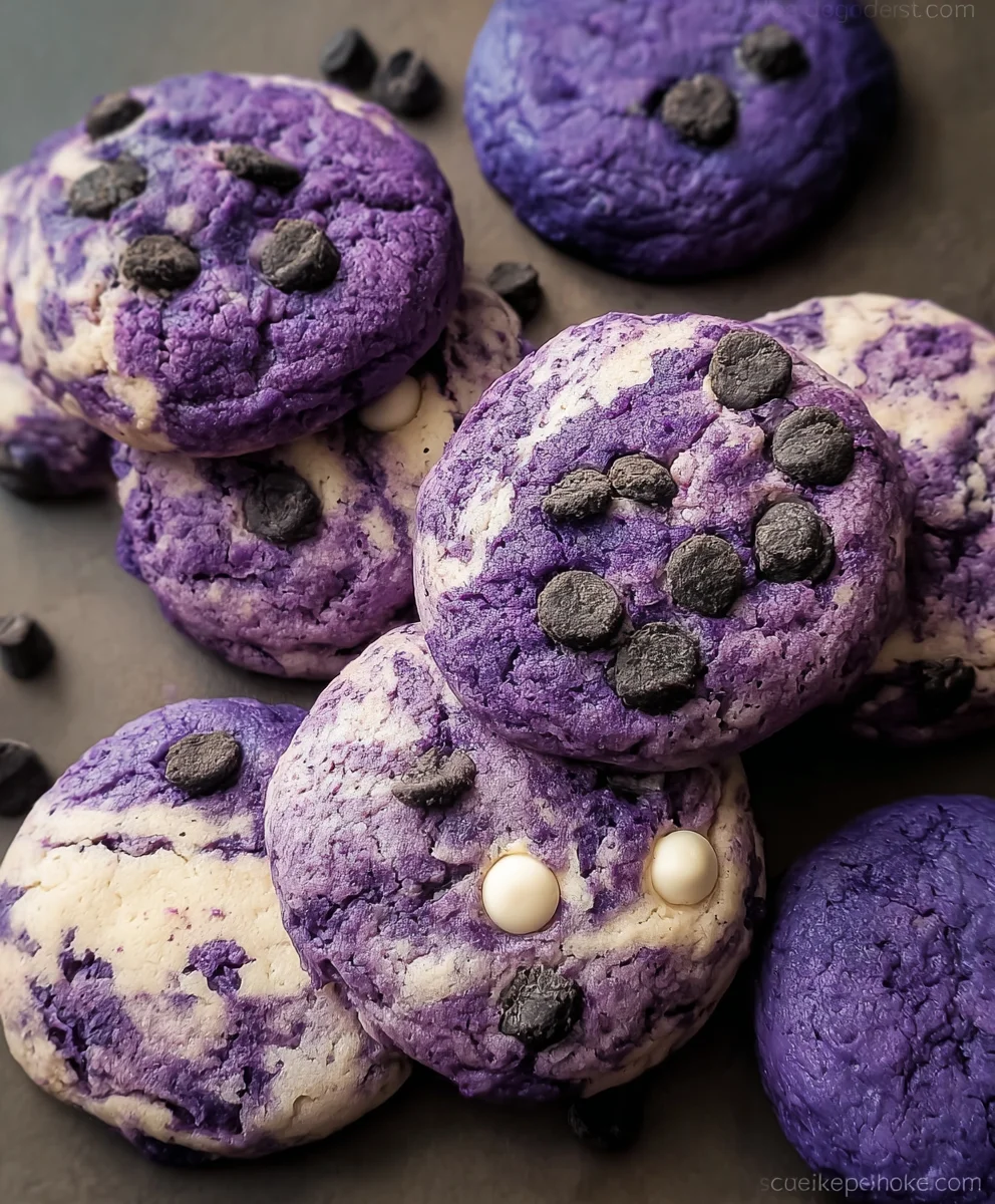 Ube Cookies and Cream Cookies Recipe-Sweet & Creamy