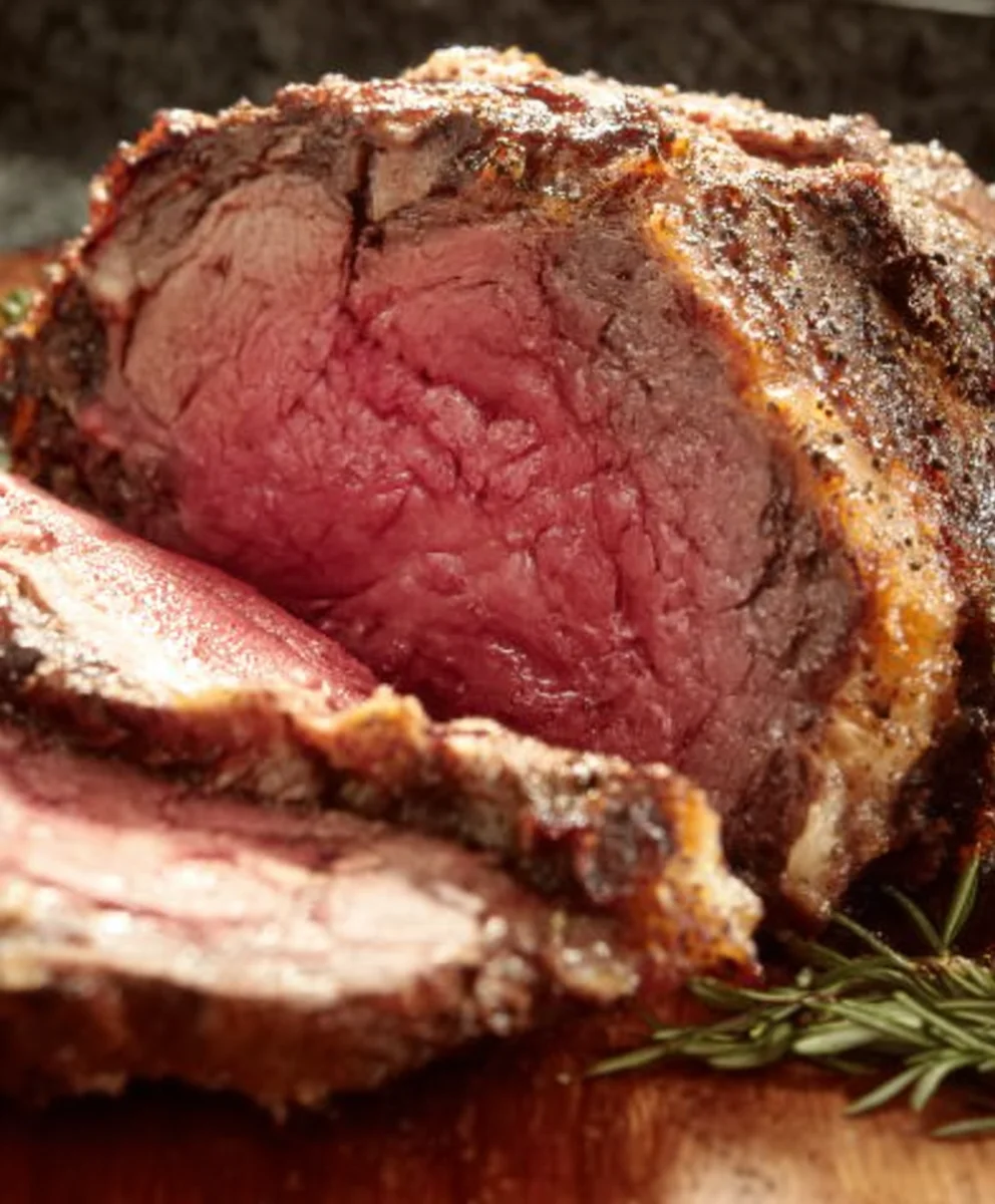 Perfect Oven Roasted Prime Rib-Medium Rare