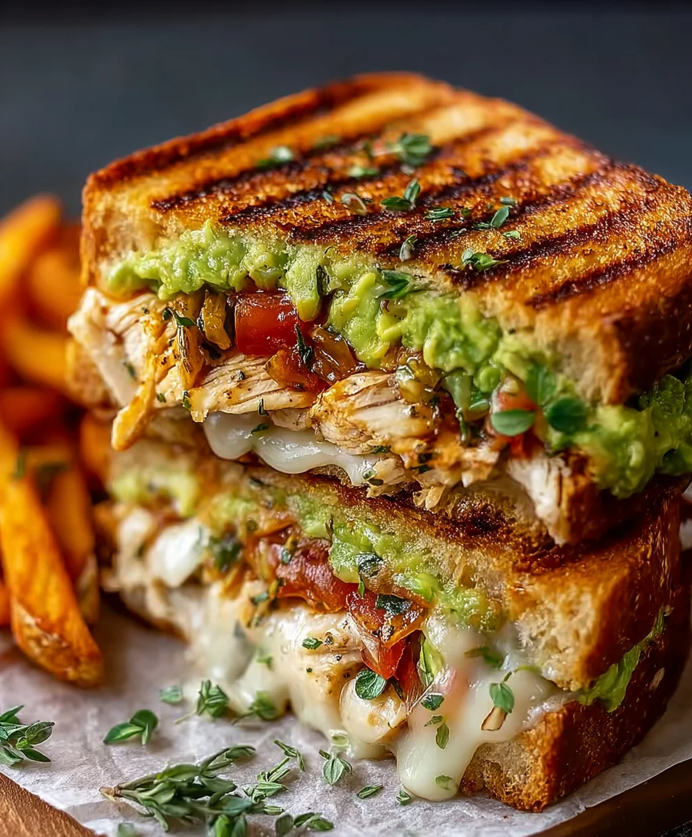 Chicken Avocado Melt-Best Sandwich Recipe