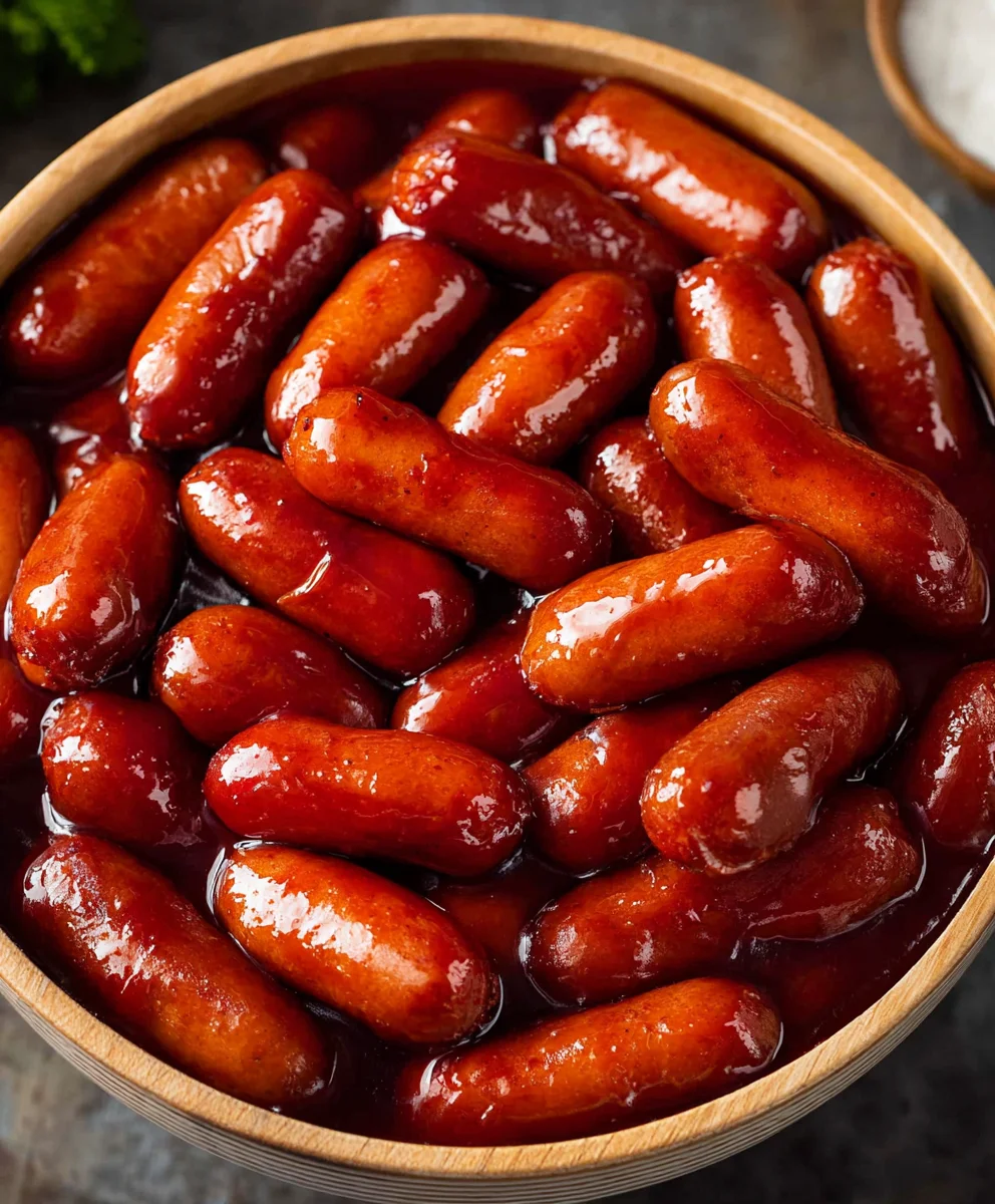 Easy Crockpot Beef Smokies Appetizer Recipe