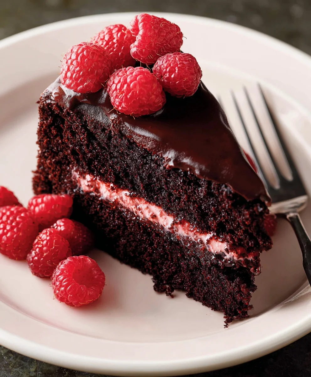 Decadent Chocolate Raspberry Cake Recipe-Easy & Delicious