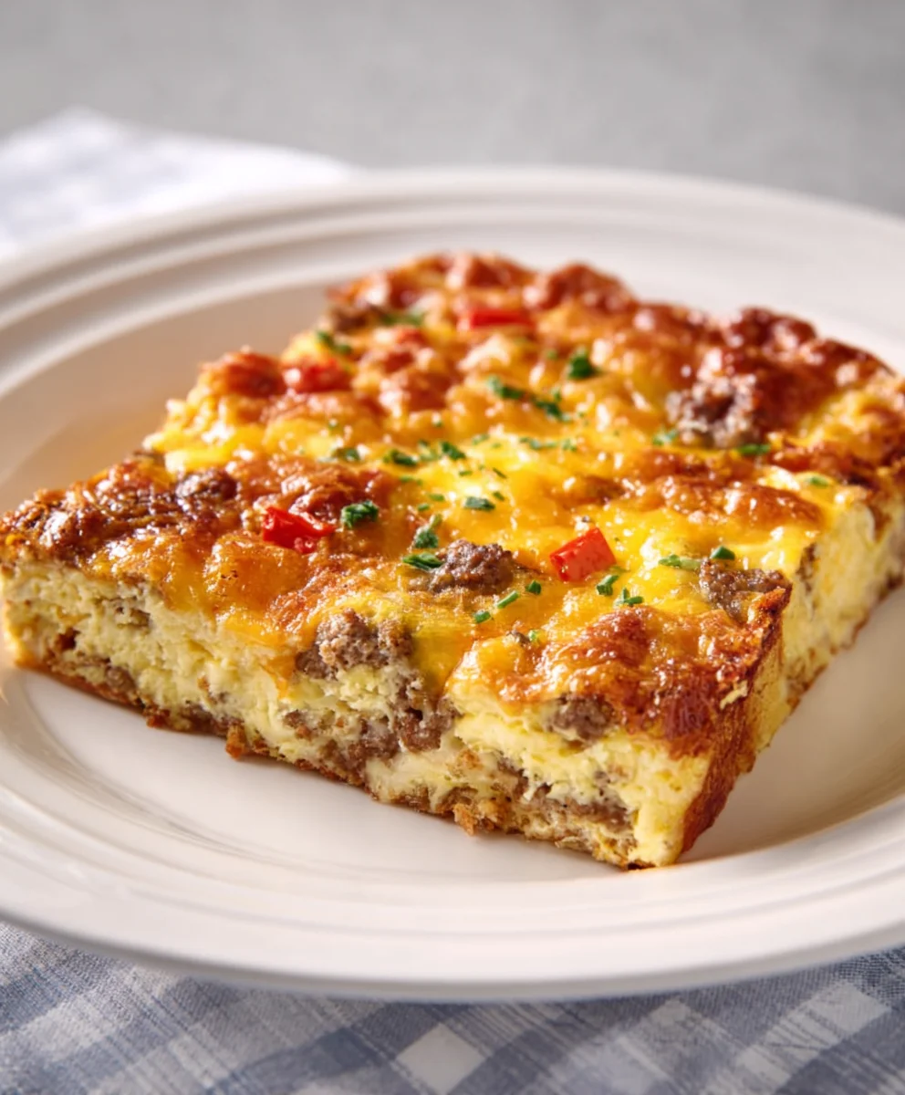 Easy Beef Breakfast Casserole-Family Favorite Meal