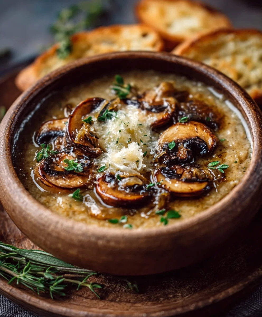Wild Mushroom Caramelized Onion Non-Non-Non-Alcoholic Alternativeic Non-Alcoholic Ale Soup
